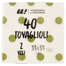 40 Tovaglioli 2 Veli U! Confronta e Risparmia